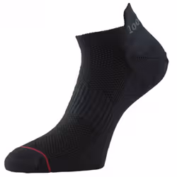 1000 Mile Mens Liner Socks - 3 UK, Black