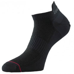 1000 Mile Mens Liner Socks - 3 UK, Black