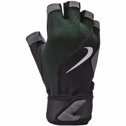 Nike Mens Premium Fingerless Gloves - S, Black/Grey