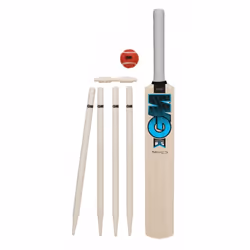 Gunn And Moore Diamond Cricket Set (Pack of 8) - 1, Cream/Blue