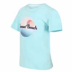 Regatta Childrens/Kids Bosley V Sunset T-Shirt - 5-6 Years, Aruba Blue