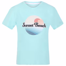 Regatta Childrens/Kids Bosley V Sunset T-Shirt - 9-10 Years, Aruba Blue