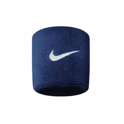 Nike Swoosh Wristband (Pack of 2) - One Size, Navy/White