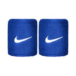 Nike Swoosh Wristband (Pack of 2) - One Size, Royal Blue/White