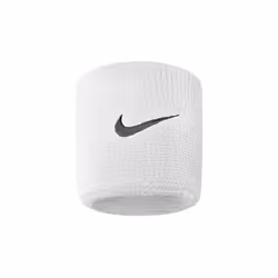Nike Swoosh Wristband (Pack of 2) - One Size, White/Black