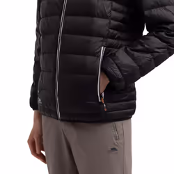 Trespass Mens Whitman II Down Jacket - XL, Black/Rust
