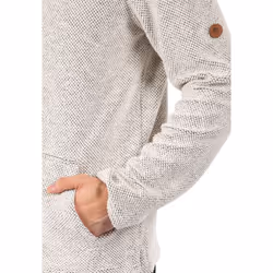 Trespass Mens Scawton Zipped Hoodie - S, Off White Marl