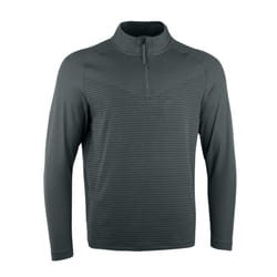 Nike Mens Vapor Half Zip Top - L, Dark Smoke Grey/Black