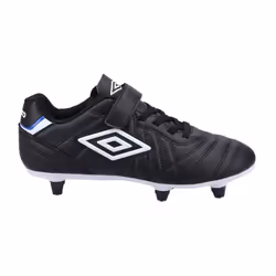 Umbro Childrens/Kids Speciali Liga Leather Football Boots - 12 UK Child, Black/White