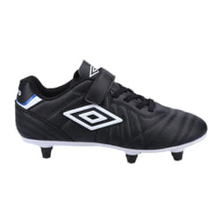 Umbro Childrens/Kids Speciali Liga Leather Football Boots - 12 UK Child, Black/White