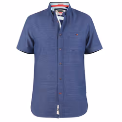 Duke Mens Stratford 2 D555 Kingsize Short-Sleeved Shirt - 8XL, Navy