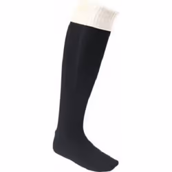 Euro Mens Football Socks - 7 UK-11 UK, Black/White