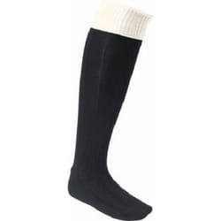 Euro Mens Football Socks - 7 UK-11 UK, Black/White