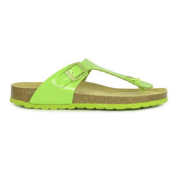 Sanosan Womens/Ladies Geneve Lacquered Leather Sandals - 7 UK, Fuchsia/Brown