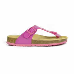 Sanosan Womens/Ladies Geneve Lacquered Leather Sandals - 7 UK, Fuchsia/Brown