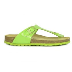 Sanosan Womens/Ladies Geneve Lacquered Leather Sandals - 8 UK, Fuchsia/Brown