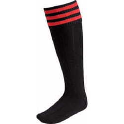 Euro Mens Scarlet Socks - 7 UK-11 UK, Black/Red