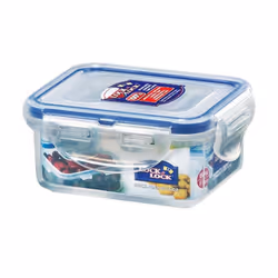 Lock & Lock Food Storage Container - 13.7 x 10.4 x 18.5cm, Transparent