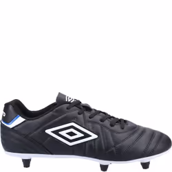 Umbro Mens Soft Leather Football Boots - 10 UK, Black/White