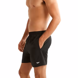 Speedo Mens Essential 16 Swim Shorts - S, Black