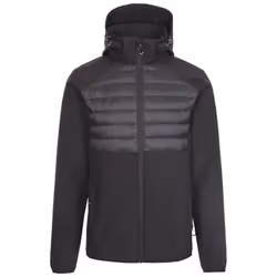 Trespass Mens Lenek Soft Shell Jacket - S, Black