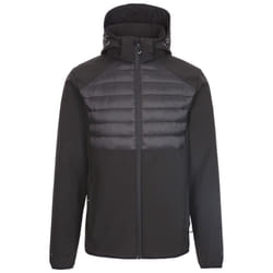 Trespass Mens Lenek Soft Shell Jacket - S, Black
