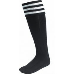 Euro Childrens/Kids Stripe Detail Football Socks - 3 UK-6 UK, Black/White