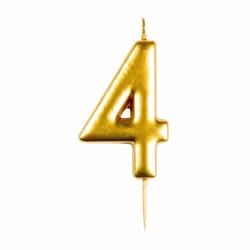 Amscan Metallic 4 Candle