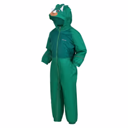 Regatta Childrens/Kids Mudplay III Dinosaur Waterproof Puddle Suit - 6-12 Months, Jellybean Green