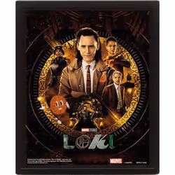 Loki Glorious Purpose 3D Framed Poster