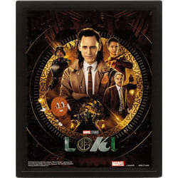 Loki Glorious Purpose 3D Framed Poster