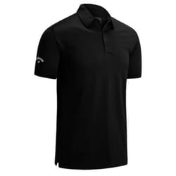Callaway Mens Swing Tech Solid Colour Polo Shirt - 2XL, Caviar