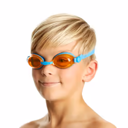 Speedo Childrens/Kids Jet Swimming Goggles - One Size, Blue/Orange