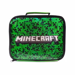Minecraft Lenticular Creeper Lunch Bag Set