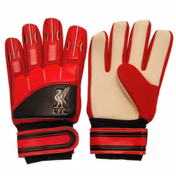 Liverpool FC Childrens/Kids Crest Goalkeeper Gloves