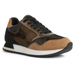 Geox Womens/Ladies Doralea Leather Trainers - 6 UK, Bronze/Caramel Toffee