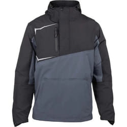 Dickies Mens Generation Overhead Contrast Waterproof Jacket - S, New Grey/Black