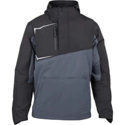 Dickies Mens Generation Overhead Contrast Waterproof Jacket - XL, New Grey/Black