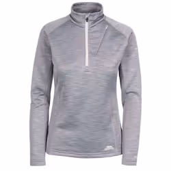 Trespass Womens/Ladies Fairford Fleece Top - XL, Storm Grey Marl
