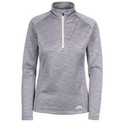 Trespass Womens/Ladies Fairford Fleece Top - XL, Storm Grey Marl