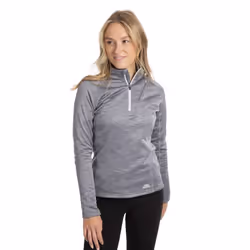 Trespass Womens/Ladies Fairford Fleece Top - XL, Storm Grey Marl