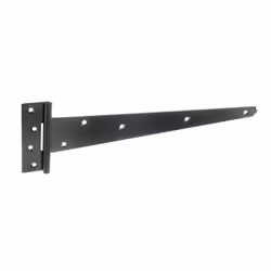 Securit Heavy Plain Tee Hinge (Pack of 2) - 25mm x 125mm x 360mm, Black