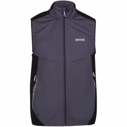 Regatta Mens Lankin IV Softshell Body Warmer - L, Dark Grey/Black
