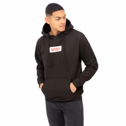 NASA Mens Box Logo Hoodie - L, Black