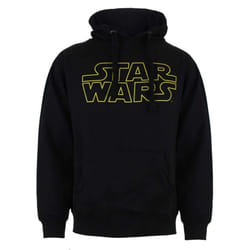 Star Wars Mens Logo Hoodie - XXL, Black