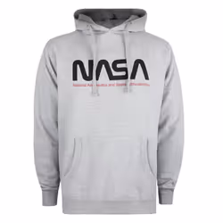 NASA Mens Insignia Hoodie - M, Sports Grey