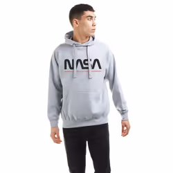 NASA Mens Insignia Hoodie - XL, Sports Grey