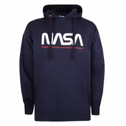 NASA Mens Insignia Hoodie - S, Navy