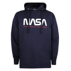 NASA Mens Insignia Hoodie - S, Navy