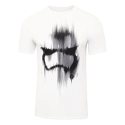 Star Wars Mens Trooper Mask T-Shirt - XL, White